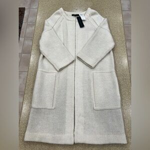 Banana Republic Cream Women's Italian Yarn Cardigan